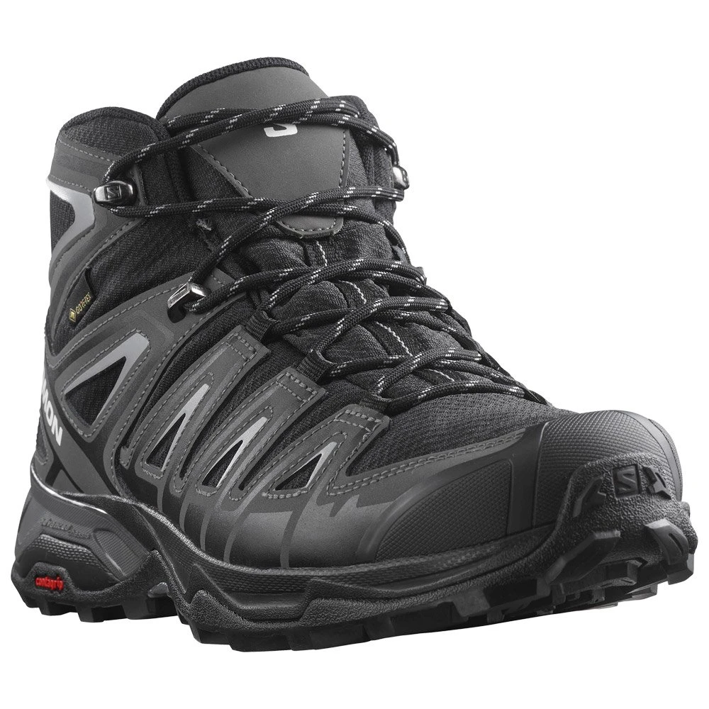 Wanderschuhe Salomon X Ultra Pioneer Mid Gtx Black Magnet Monument – Bild 4