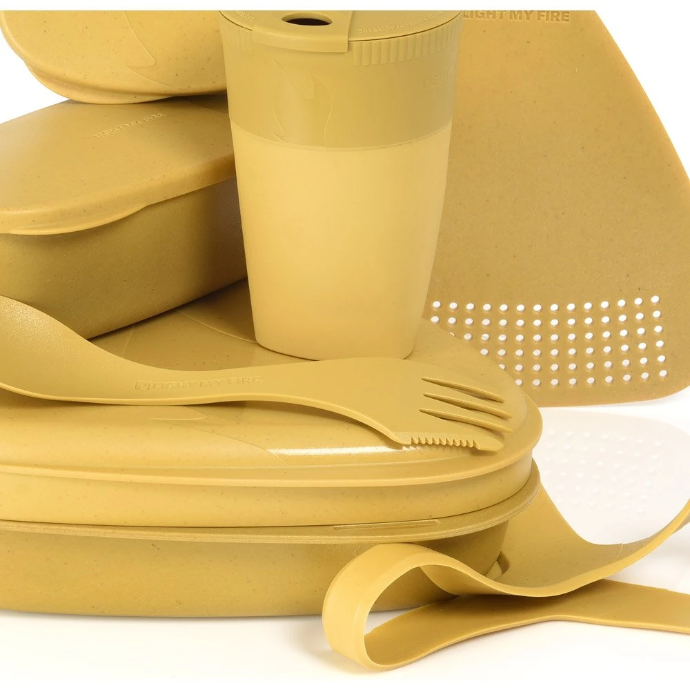 Essen-Komplettset Light My Fire Mealkit Bio Musty Yellow – Bild 2