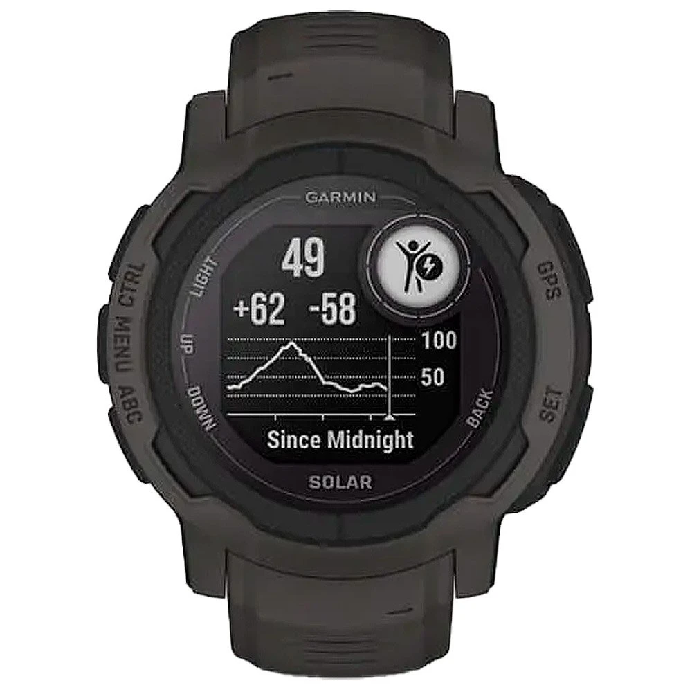 GPS-Uhren Garmin Instinct 2 Solar Gaphite Gray – Bild 3