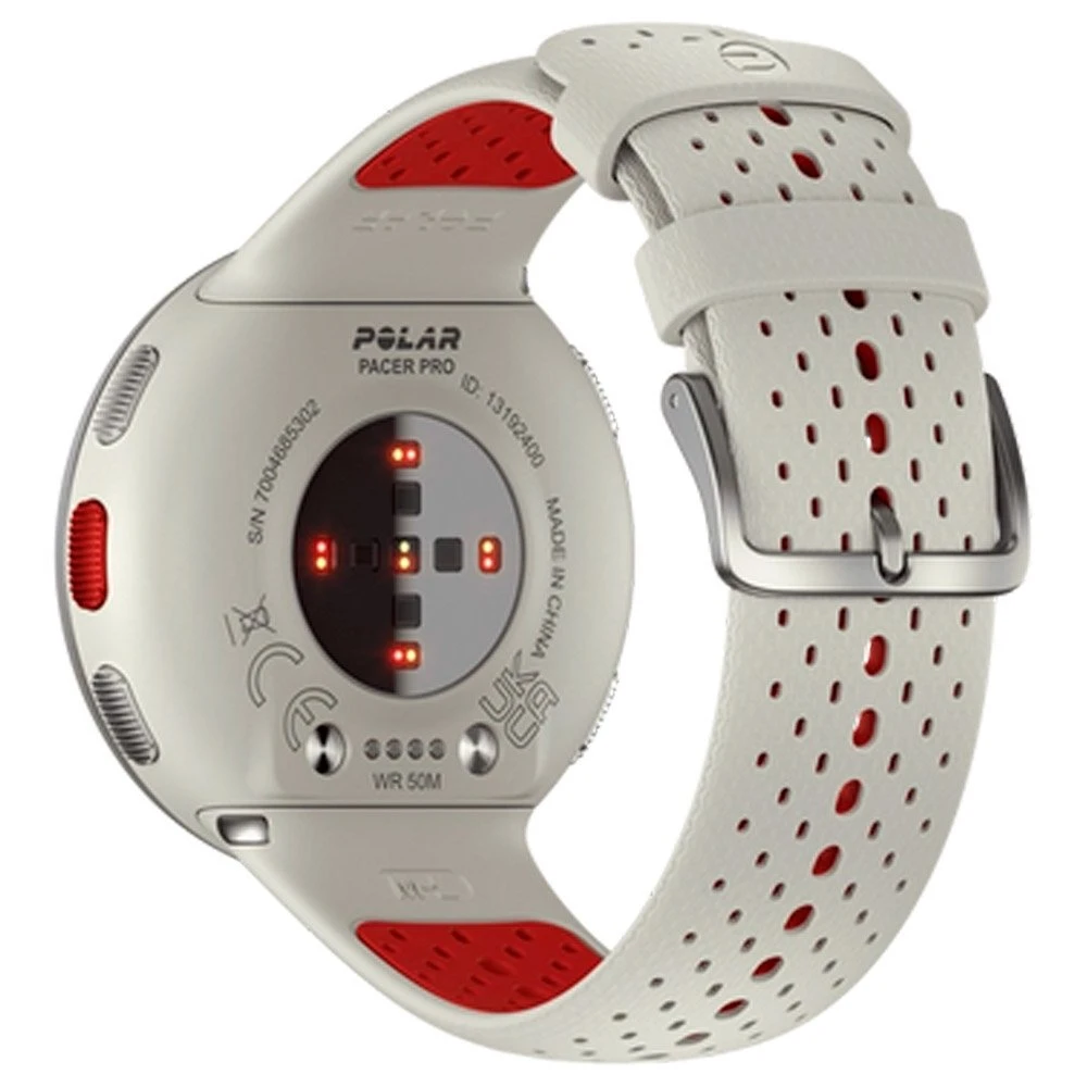 GPS-Uhren Polar Pacer Pro White Red – Bild 3