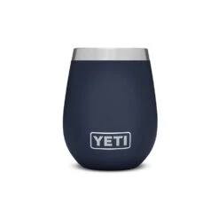 Glas Yeti Rambler 10 Oz Wine Tumbler Navy