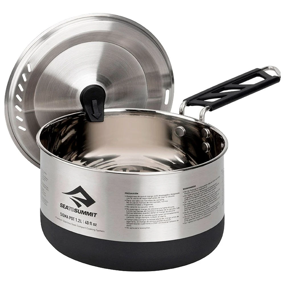Topf Sea To Summit Sigma Pot 1,2 Litre Grey – Bild 4