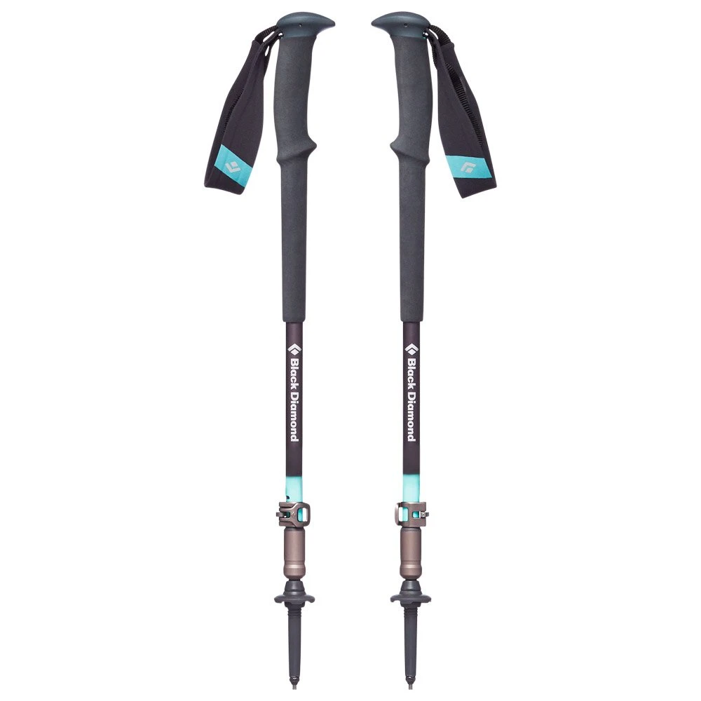 Stöcke Black Diamond W's Trail Pro Trekking Poles 105-125 Cm Aegean – Bild 3