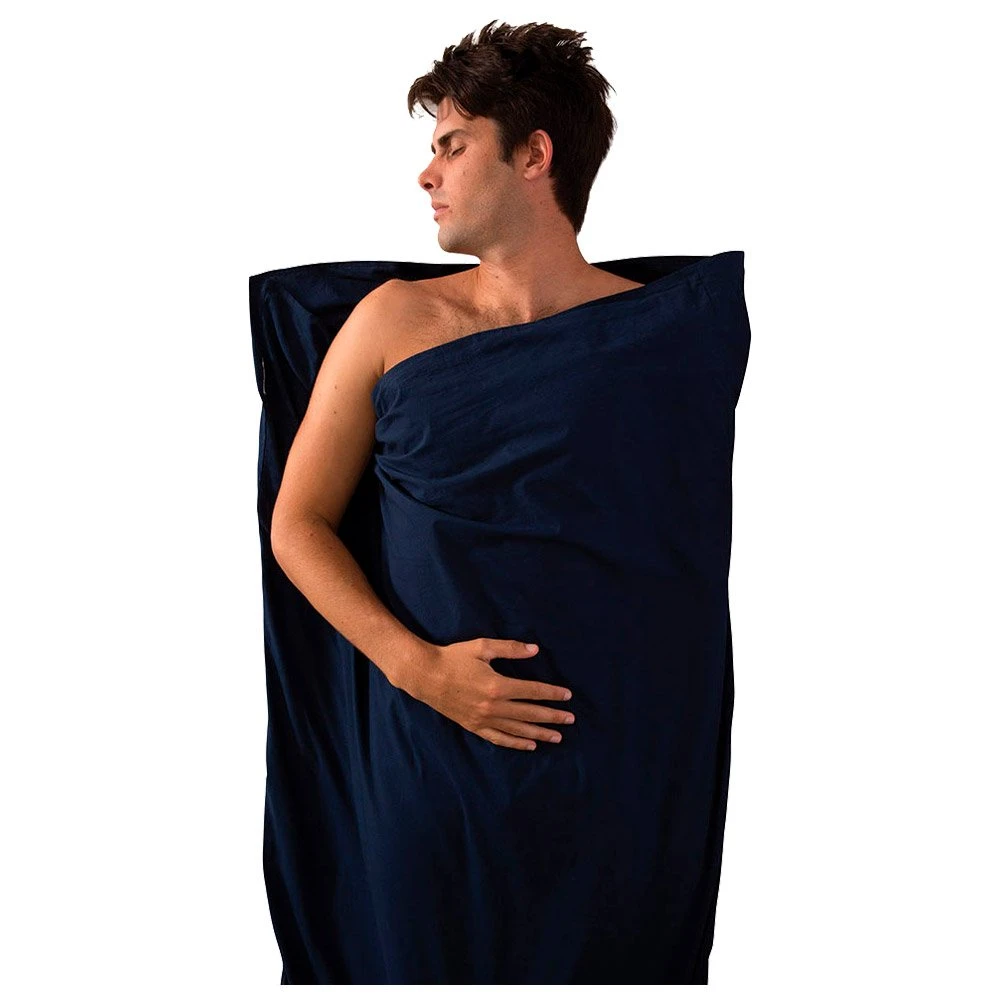 Schlafsack-Inlett Sea To Summit Sleeping Bag Liner Coton Navy Blue – Bild 2