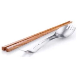 Besteck GSI Outdoor Kung Foon Stainless Steel Grey