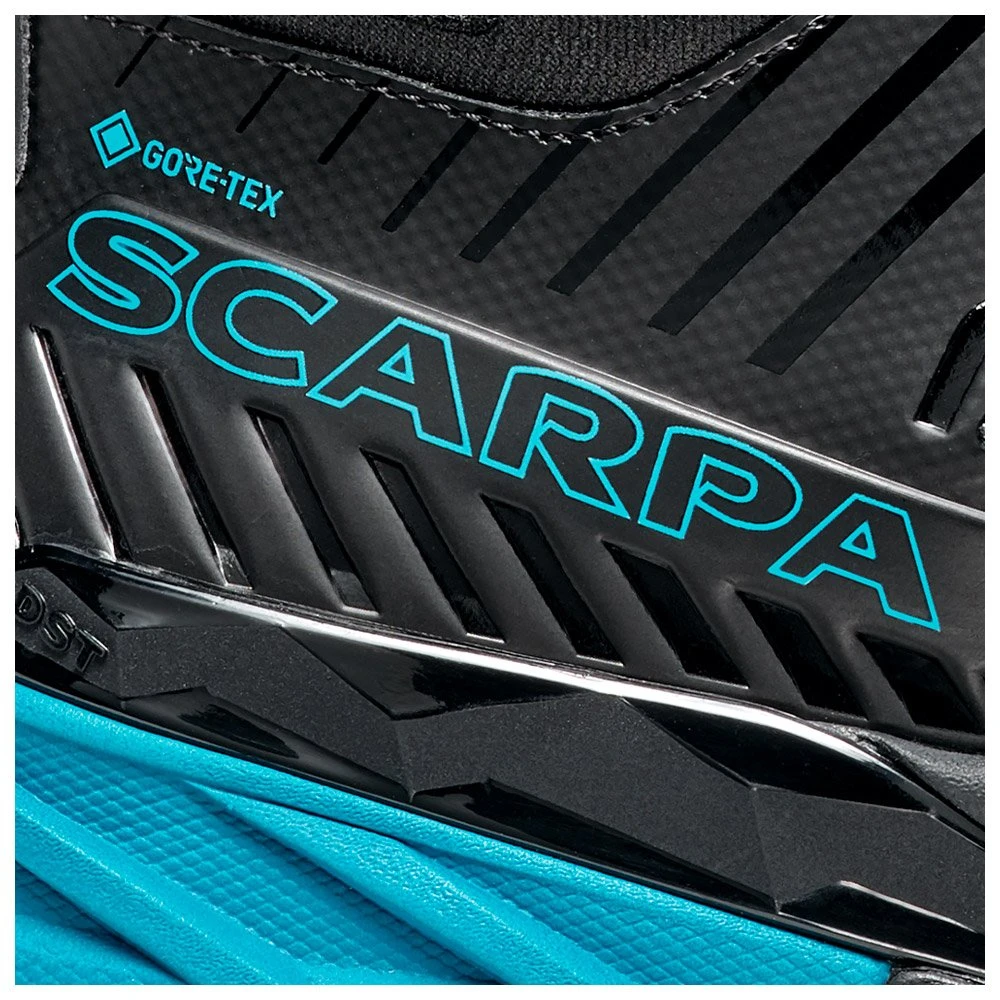 Fast-Hikingschuhe Scarpa Rush Mid Gtx Black Ottanio – Bild 10