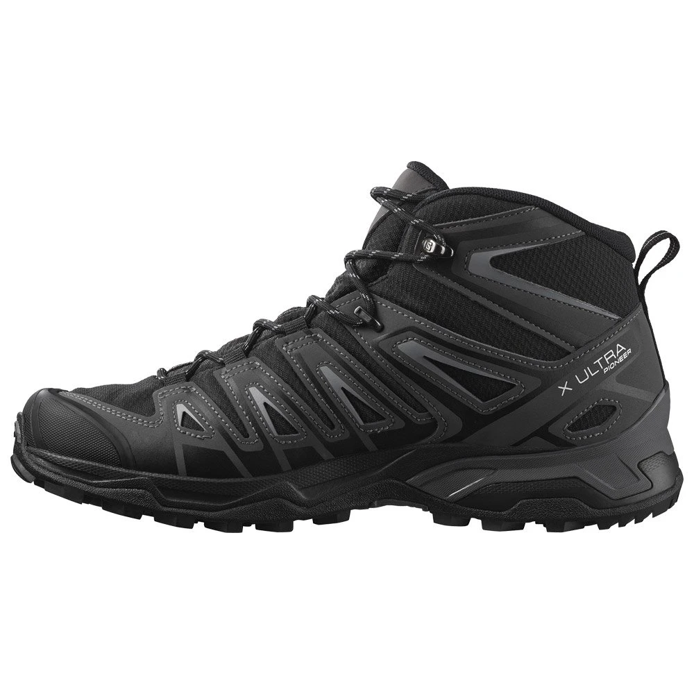 Wanderschuhe Salomon X Ultra Pioneer Mid Gtx Black Magnet Monument – Bild 2