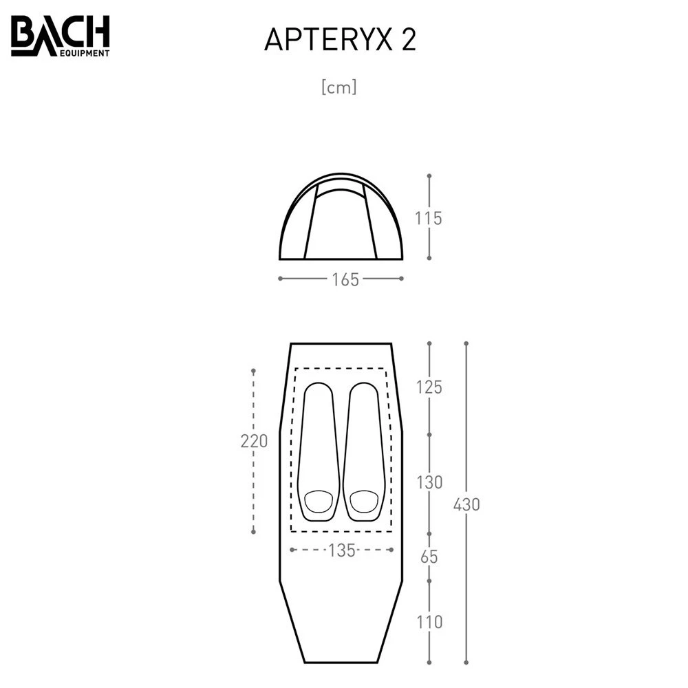 Zelt Bach Equipment Apteryx 2 Willow Bough Green – Bild 5