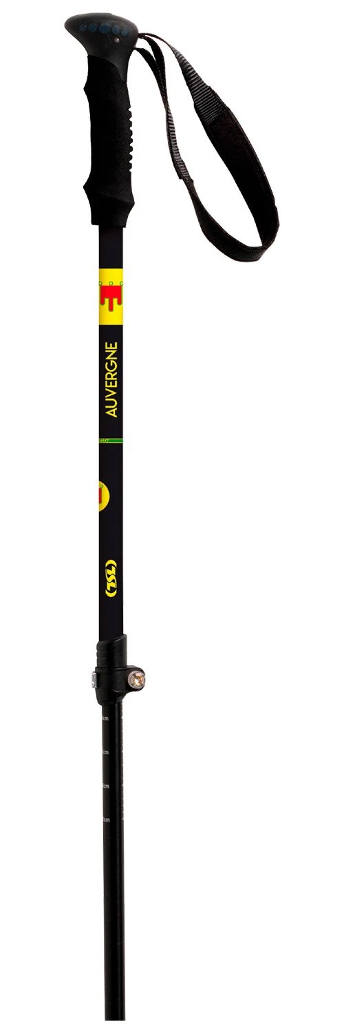 Stöcke TSL Country Alu 3 Light Auvergne 63-135Cm Black Yellow – Bild 2