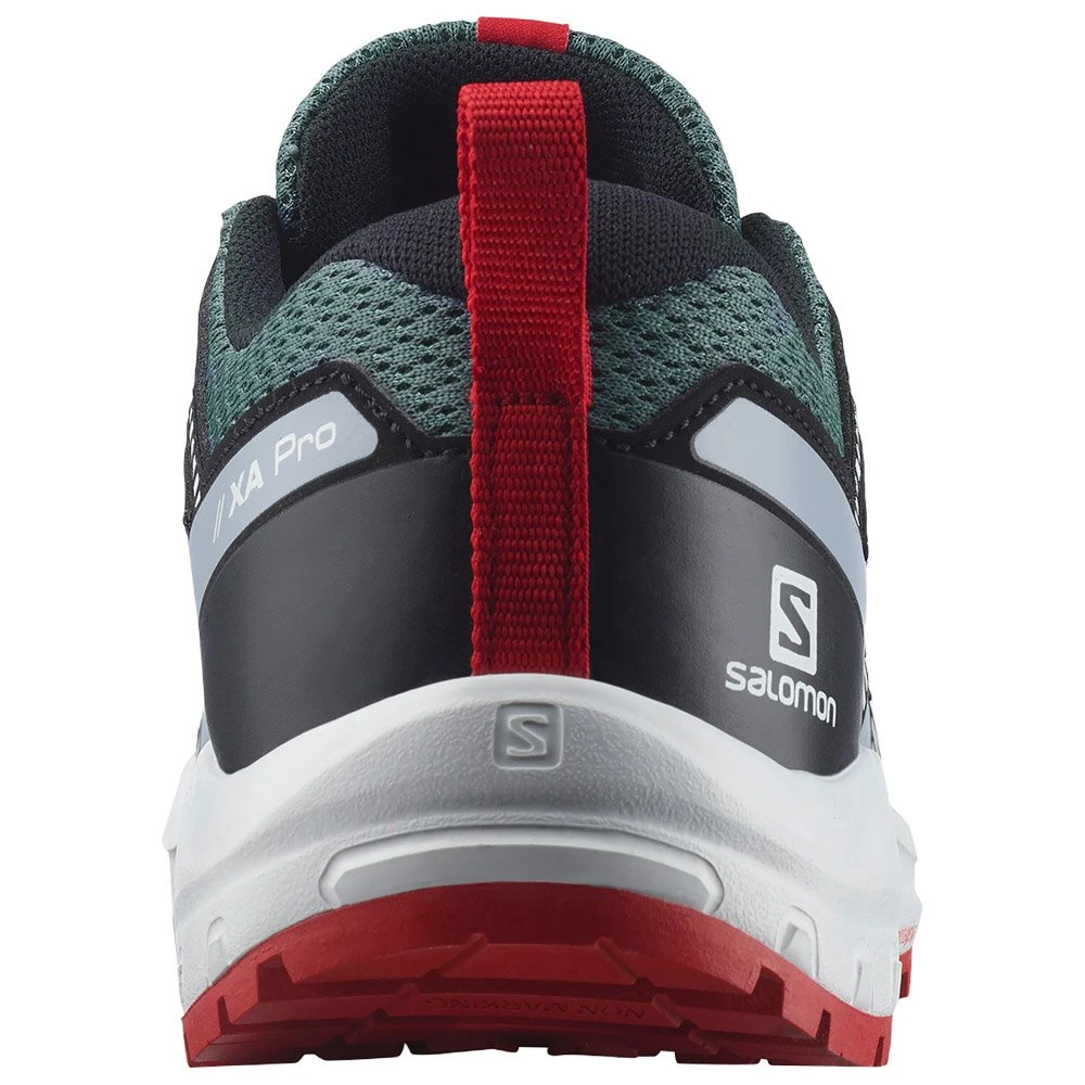 Wanderschuhe Salomon Xa Pro V8 J Stormy Weather Zen Blue Goji Berry – Bild 3