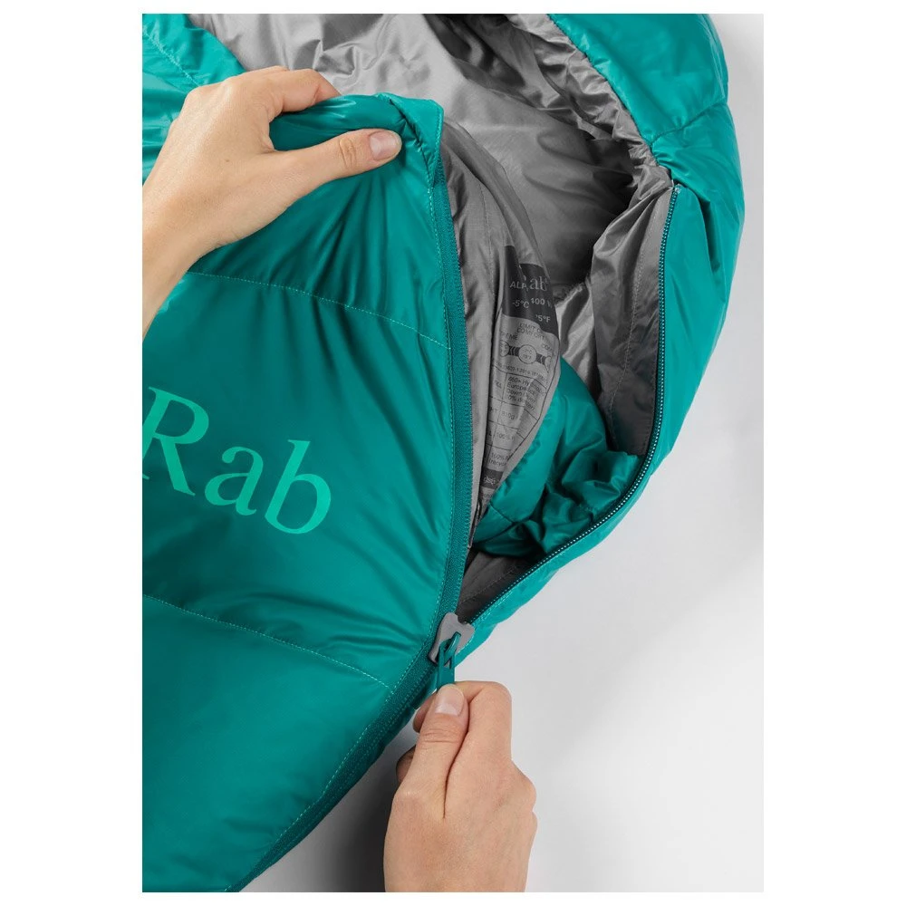 Schlafsack RAB Alpine 400 Wmns Atlantis – Bild 4