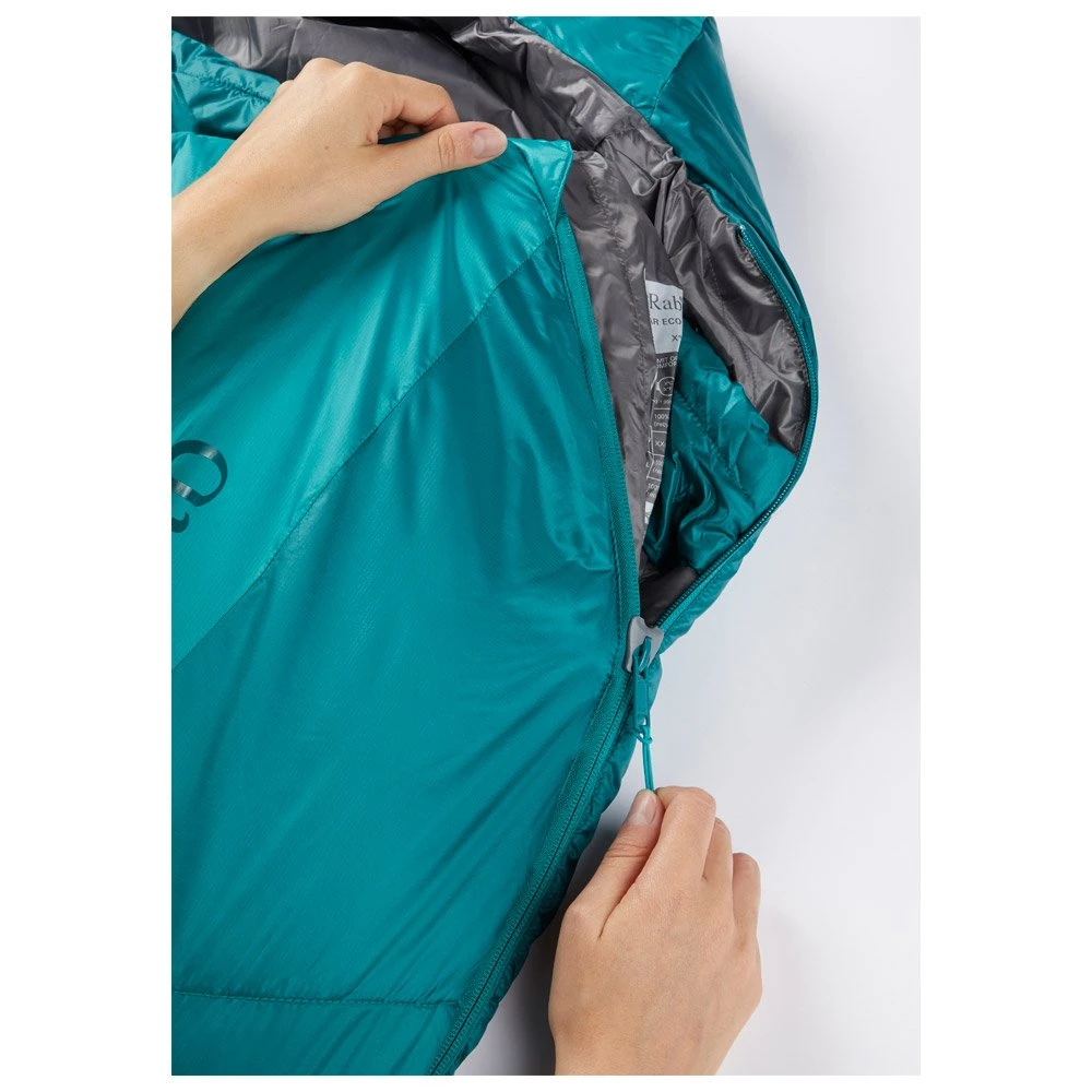 Schlafsack RAB Solar Eco 2 Wmns Left Tasman – Bild 7