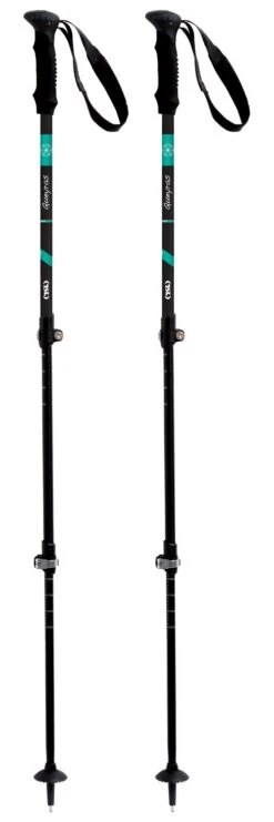 Stöcke TSL Country Alu 3 Light Queyras 63-135cm Black Green