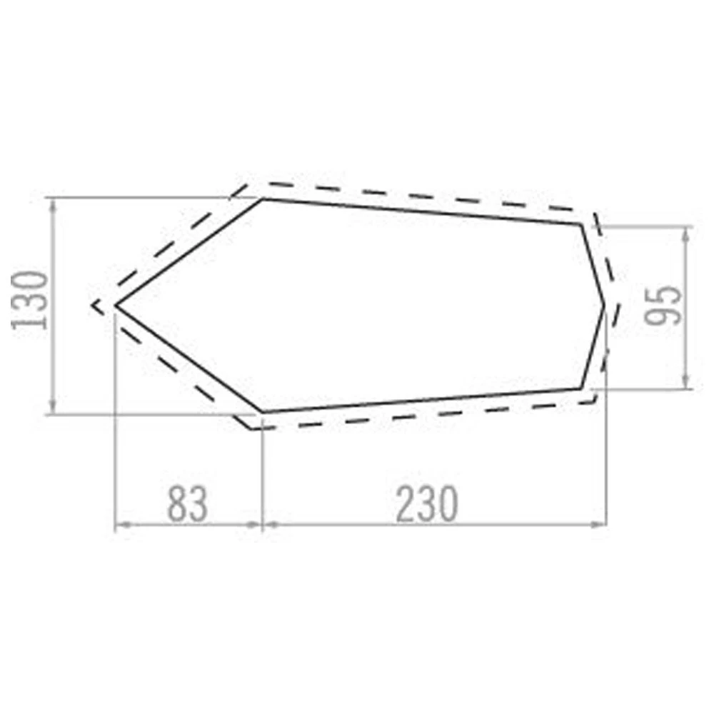 Zeltunterlagen Vaude Fp Taurus 2P Bark – Bild 2