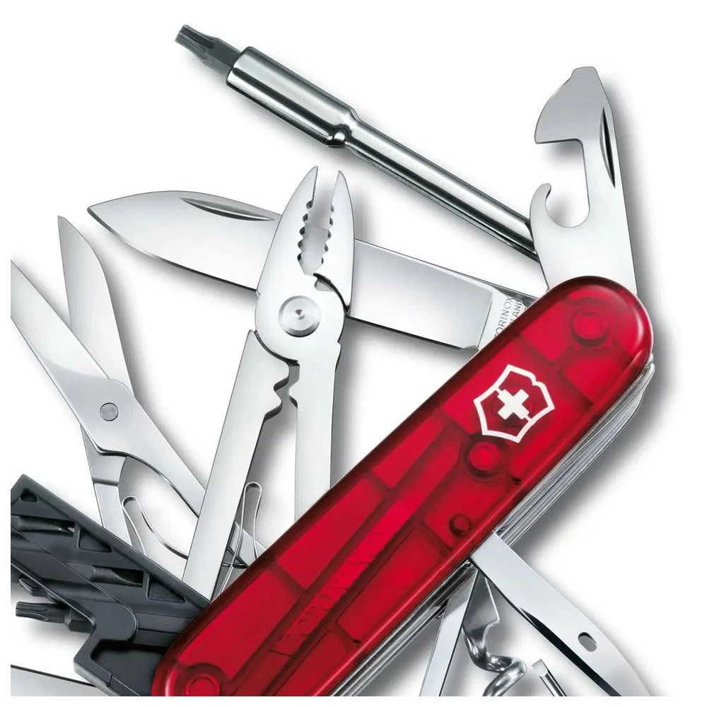 Messer Victorinox Cyber Tool M Red Translucide – Bild 2