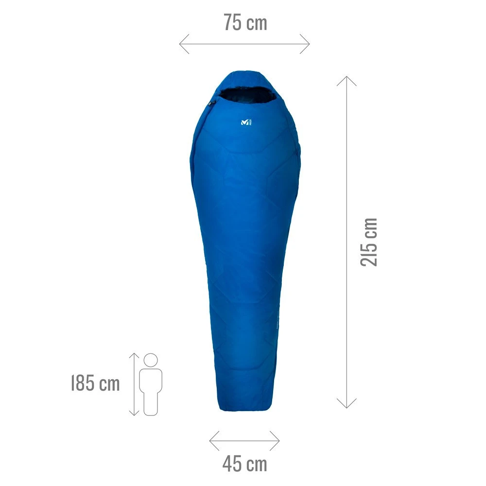 Schlafsack Millet Baikal 750 Reg Bleu – Bild 3