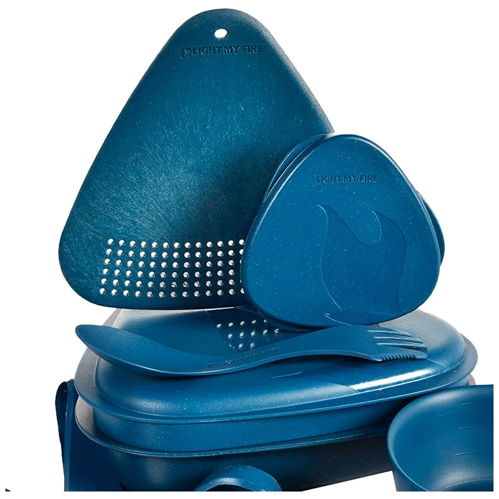 Essen-Komplettset Light My Fire Outdoor Mealkit Hazy Blue – Bild 2