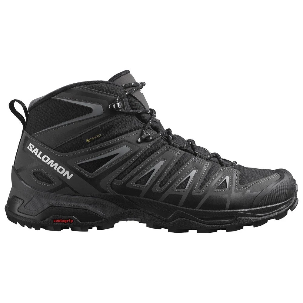 Wanderschuhe Salomon X Ultra Pioneer Mid Gtx Black Magnet Monument
