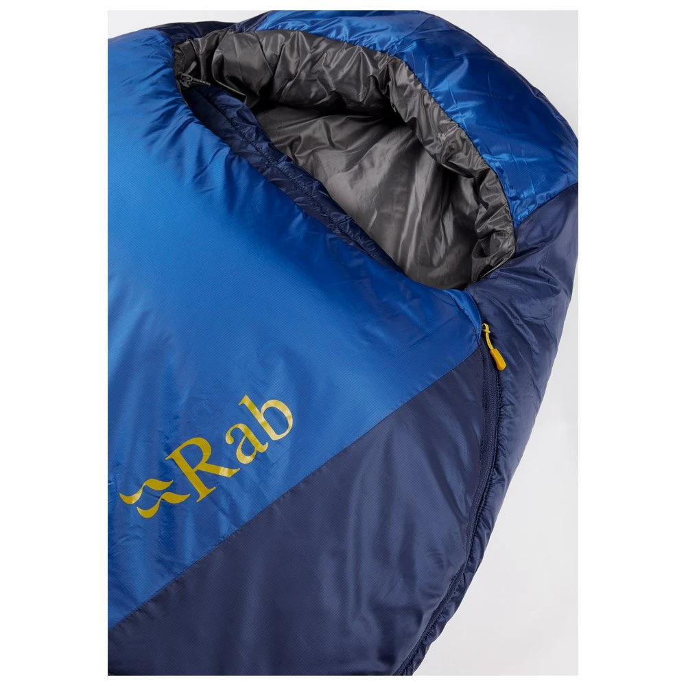 Schlafsack RAB Solar Eco 2 Long Left Ascent Blue – Bild 5