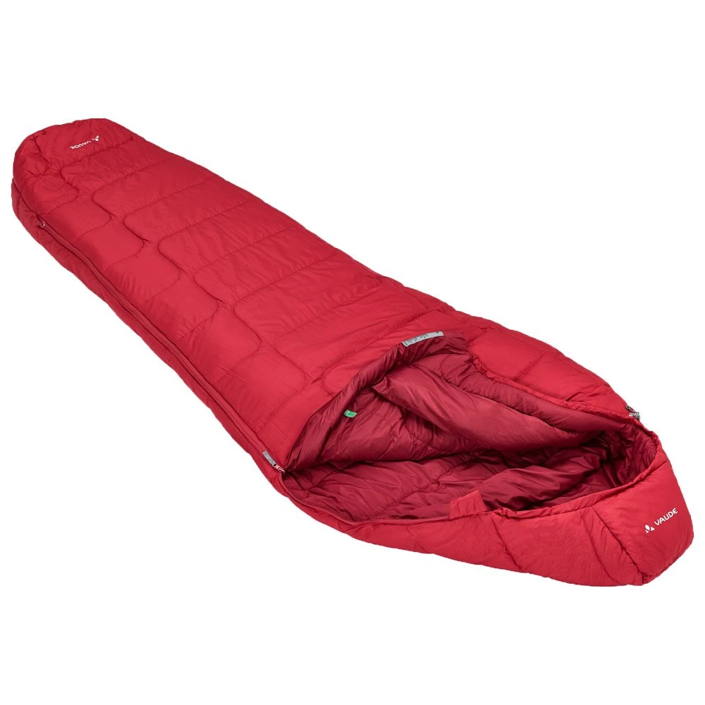 Schlafsack Vaude Sioux 800 Syn Left Dark Indian Red