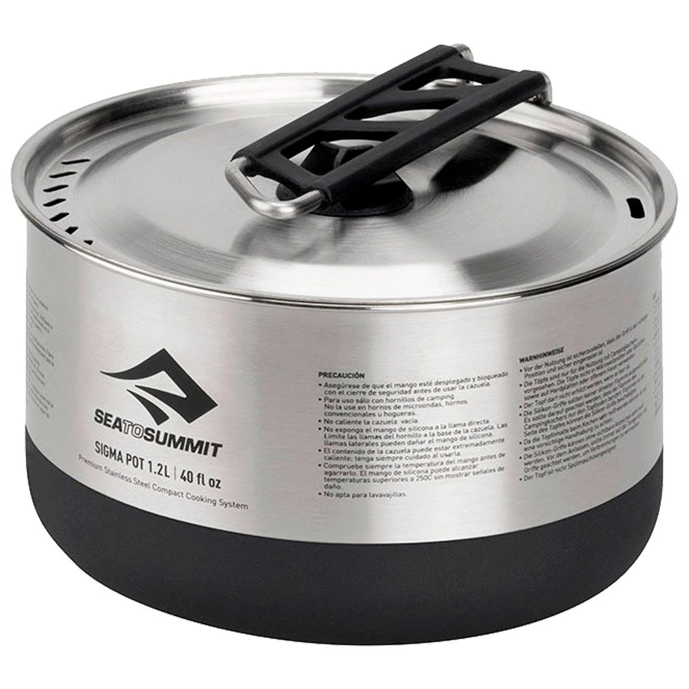 Topf Sea To Summit Sigma Pot 1,2 Litre Grey – Bild 5