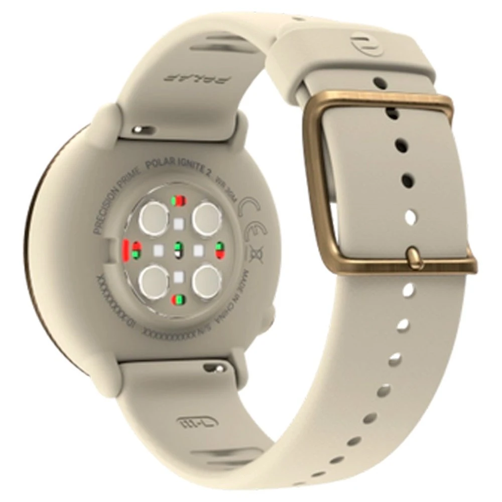 GPS-Uhren Polar Ignite 2 Hook And Loop Champagne Gold – Bild 3