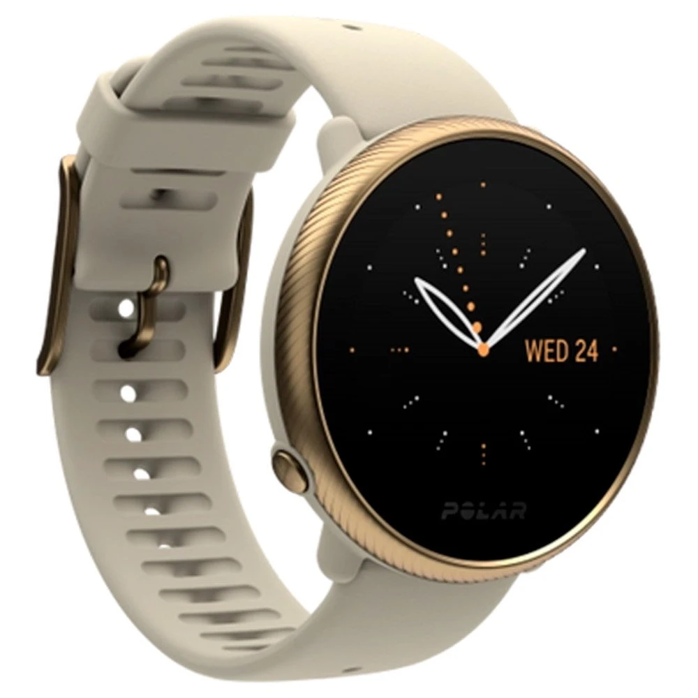 GPS-Uhren Polar Ignite 2 Hook And Loop Champagne Gold – Bild 4