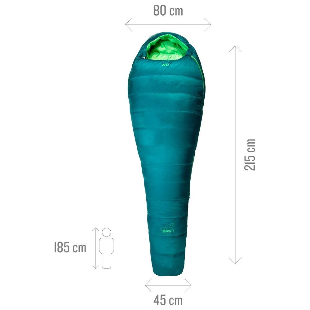 Schlafsack Millet Light Down 0° Emerald – Bild 5