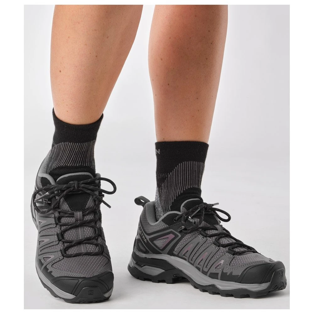 Wanderschuhe Salomon X Ultra Pioneer Aero W Magnet Black Moonscape – Bild 7