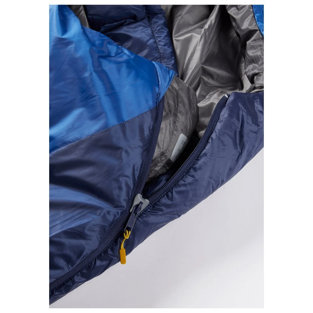 Schlafsack RAB Solar Eco 2 Long Left Ascent Blue – Bild 8