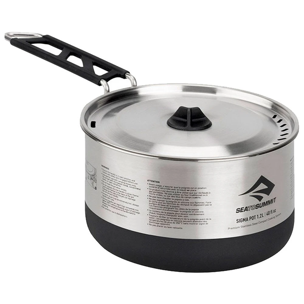 Topf Sea To Summit Sigma Pot 1,2 Litre Grey – Bild 2