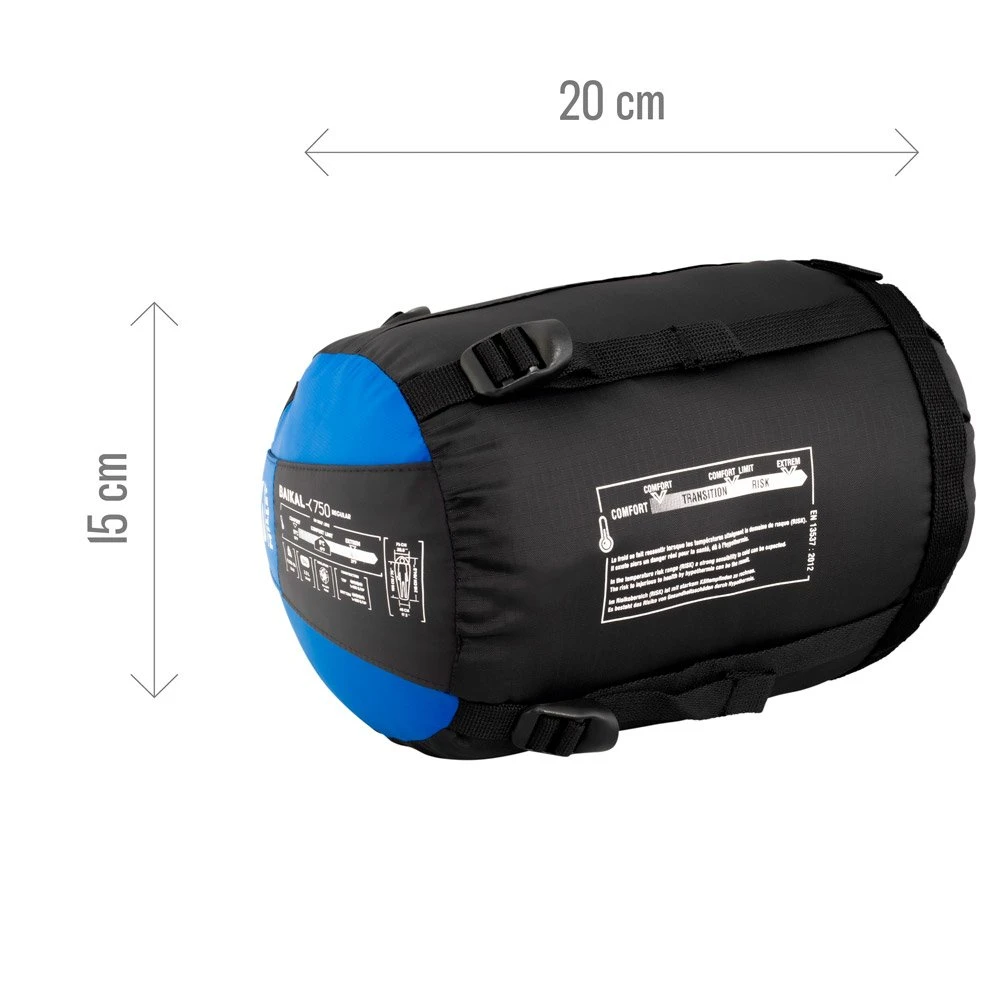 Schlafsack Millet Baikal 750 Reg Bleu – Bild 4