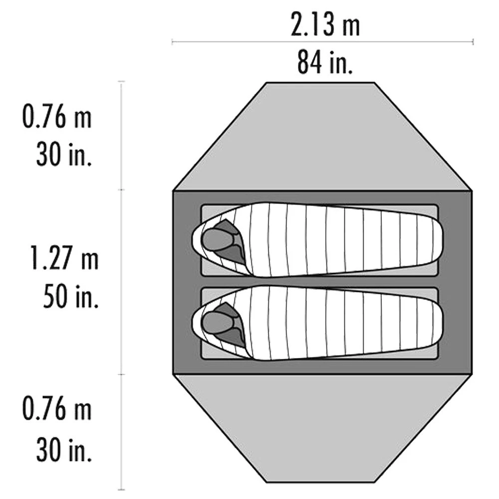 Zelt Msr Gear Elixir 2 Gray – Bild 11