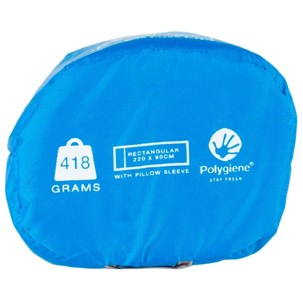 Schlafsack-Inlett Lifeventure Cotton Sleeping Bag Liner Rectangular Blue – Bild 3