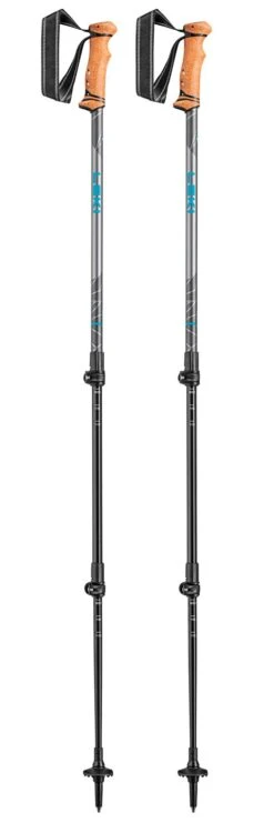 Stöcke Leki Legacy Gunmetal Petrol Dark Anthracite