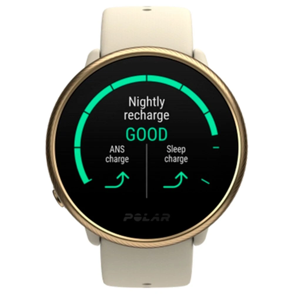 GPS-Uhren Polar Ignite 2 Hook And Loop Champagne Gold