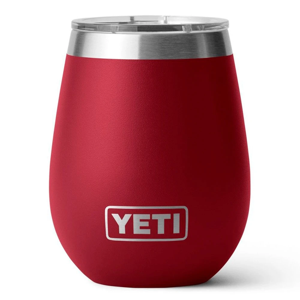 Glas Yeti Rambler 10 Oz Wine Tumbler Rescue Red