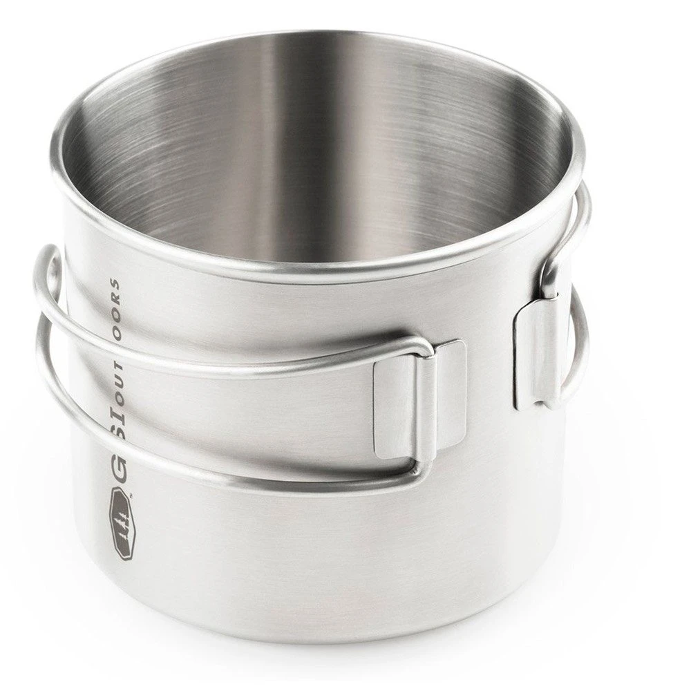 Glas GSI Outdoor Glacier Stainless Bottle 0.5L Grey – Bild 2